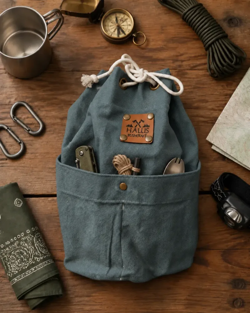 Pocketed Organizer Case, Smoky Petrol