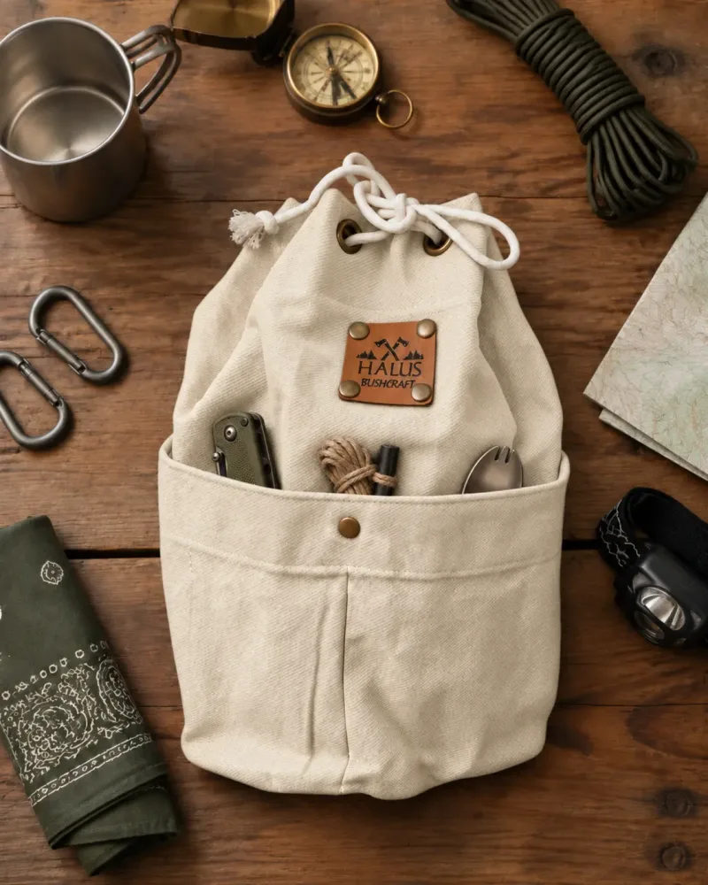 Pocketed Organizer Case, Cream White